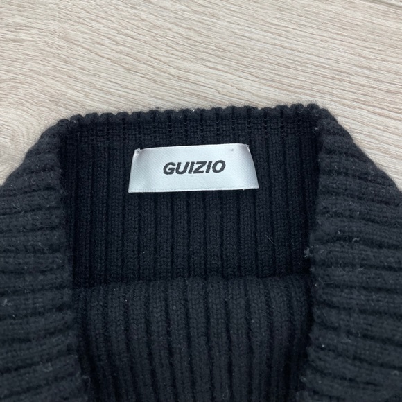 New! Danielle Guizio Rib Knit Mini Skirt in Onyx XS - Picture 3 of 4